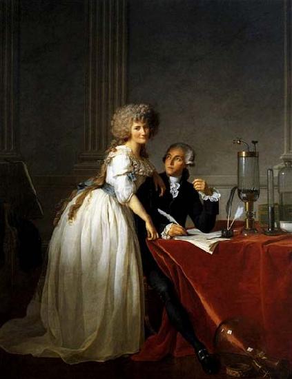  Portrait of Antoine-Laurent and Marie-Anne Lavoisier